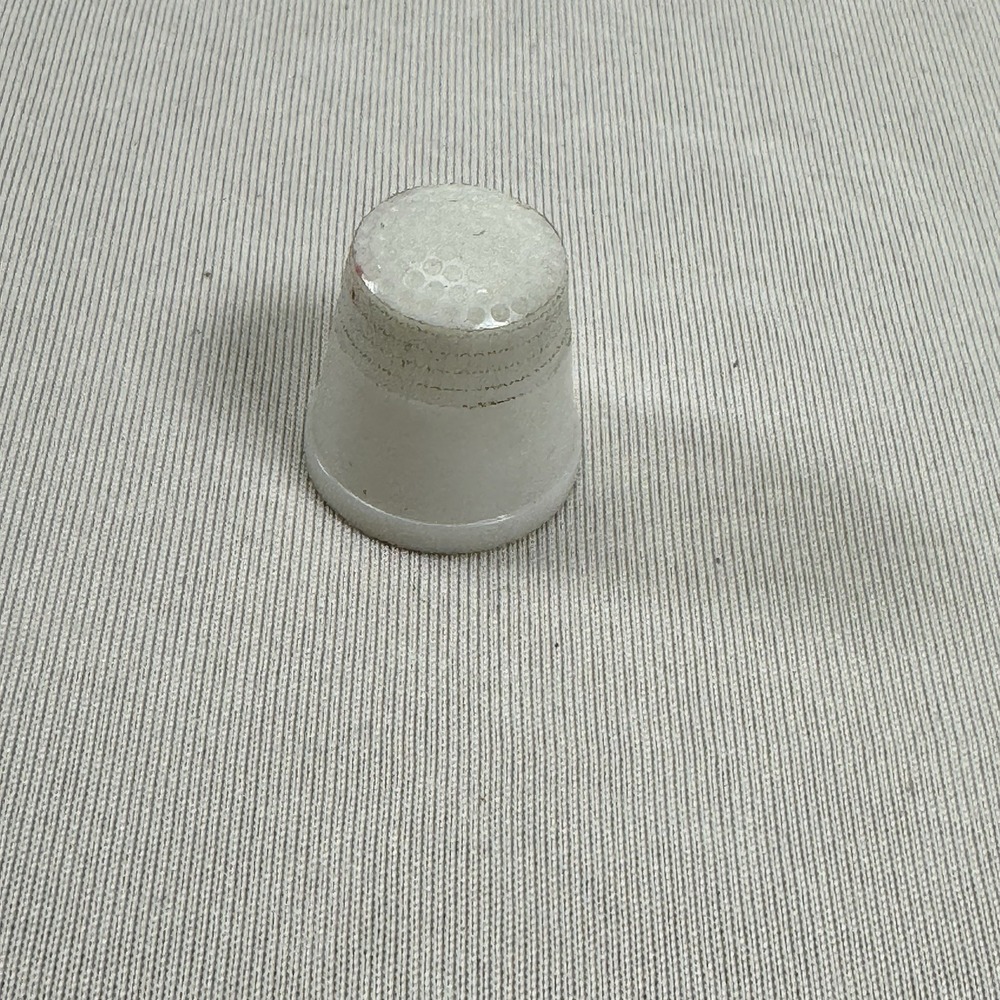 Vintage‎ White Plastic Thimble